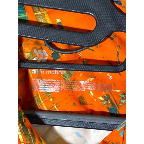 All in Motion Men's Short Sleeve Resort T-Shirt, Coral Orange, Size S, NWT - Picture 4 of 5